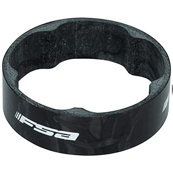 Кольцо под вынос FSA Carbon - 1 1/8" x 10mm Black FSA logo