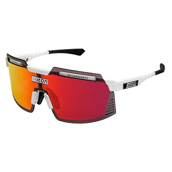 Очки SCICON Aerowatt Foza White Multimirror Red + Rain Clear