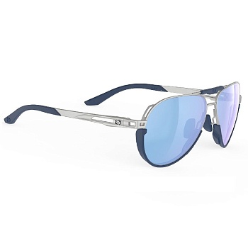 Очки Rudy Project SKYTRAIL Aluminium Matte - Multilaser Icebumbers Blue Avio