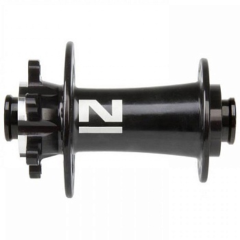 Втулка передняя Novatec Disc std. 32 отв., 15х110mm, черн. Boost
