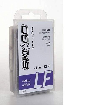Парафин SkiGo LF Violet Ultima старый абразивный снег -1 -12 60 г