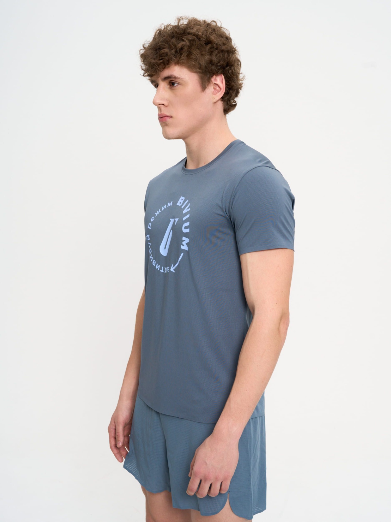 Футболка BIVIUM  Тайм мужская (L(52-188), Графит)